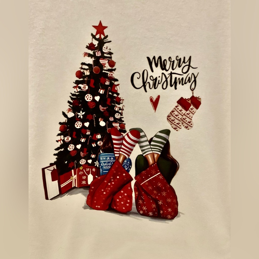 Everyone loves a tee shirt merry Christmas pajama friends